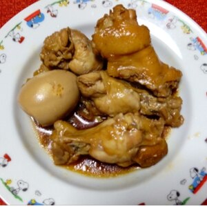 煮 ポン酢 鶏 手羽